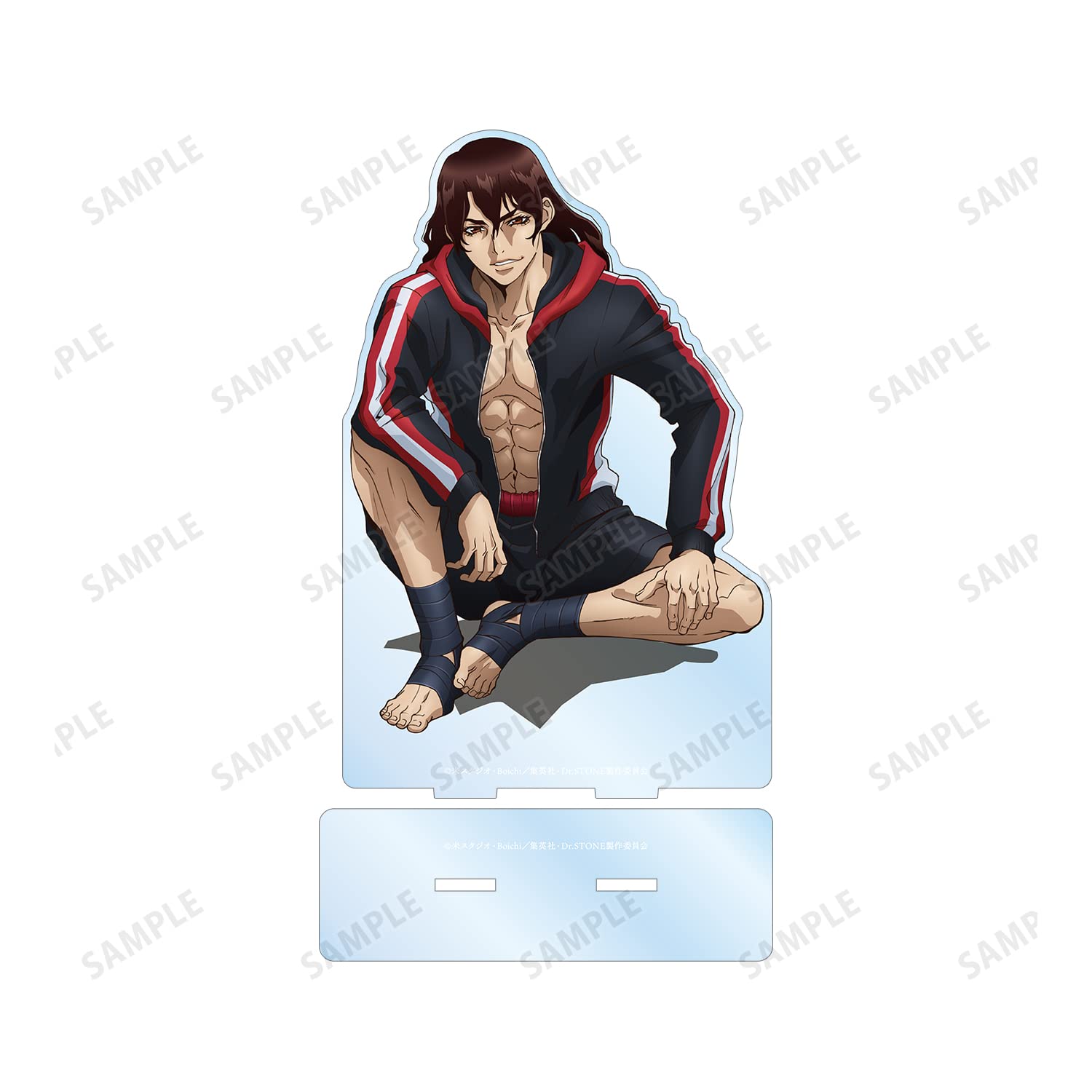 Amazon.co.jp: Dr.STONE 描き下ろしイラスト 獅子王司 石化前ver